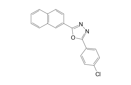 2-(p-chlorophenyl)-5-(2-naphthyl)-1,3,4-oxadiazole