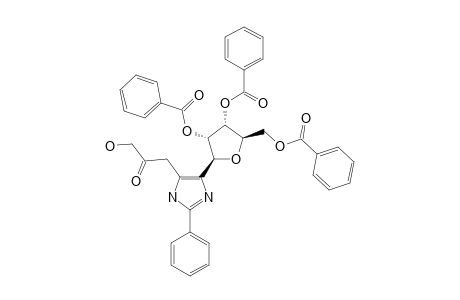 3-[2-PHENYL-4-(2,3,5-TRI-O-BENZOYL-BETA-D-RIBOFURANOSYL)-IMIDAZOLYL]-2-OXO-1-PROPANOL