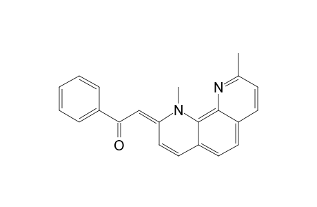 (1,9-DIMETHYL-2-PHENACYL)-PHENANTHROLINE-N-METHYL-ENAMINONE