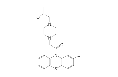 2-CHLORO-10-{[4-(2-HYDROXYPROPYL)-1-PIPERAZINYL]ACETYL}PHENOTHIAZINE