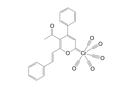 PENTACARBONYL-[5-ACETYL-4-PHENYL-6-(2-PHENYLETHENYL)-2H-YLIDENE]-TUNGSTEN