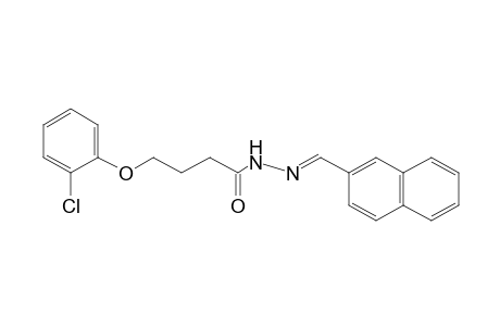 4-(o-CHLOROPHENOXY)BUTYRIC ACID, [(2-NAPHTHYL)METHYLENE]HYDRAZIDE