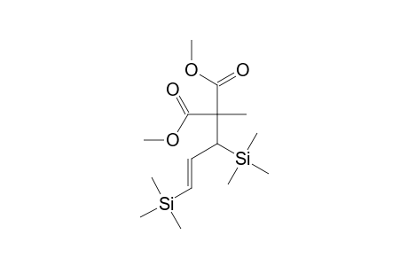 Propanedioic acid, [1,3-bis(trimethylsilyl)-2-propenyl]methyl-, dimethyl ester, (E)-