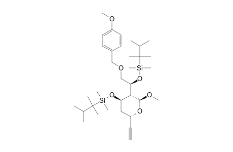 #42B;(2S,3R,4R,6S)-3-[(S)-1-[DIMETHYL-(1,1,2-TRIMETHYLPROPYL)-SILOXY]-2-(4-METHOXYBENZYLOXY)-ETHYL]-6-ETHYNYL-2-METHOXY-3,4,5,6-TETRAHYDO-2H-PYRAN