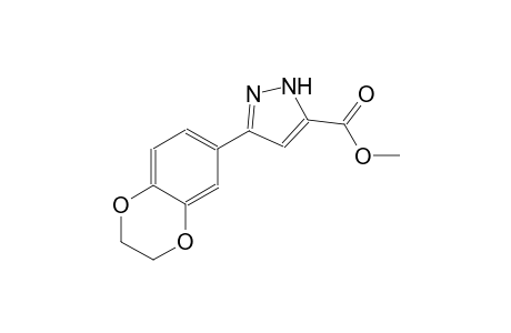 1H-pyrazole-5-carboxylic acid, 3-(2,3-dihydro-1,4-benzodioxin-6-yl)-, methyl ester