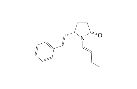 (5S)-1-[(E)-but-1-enyl]-5-[(E)-2-phenylethenyl]-2-pyrrolidinone