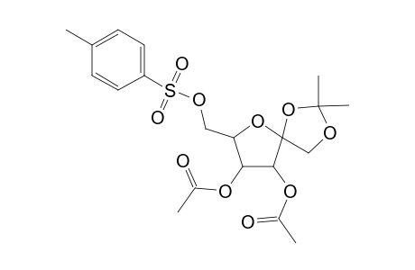 3,4-di-o-Acetyl-1,2-o-isopropylidene-6-o-tosyl-.beta.,D-fructofuranose