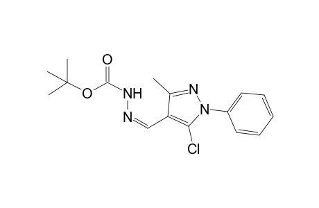 Hydrazinecarboxylic acid, N'-(5-chloro-3-methyl-1-phenyl-1H-pyrazol-4-ylmethylene)-, tert-butyl ester