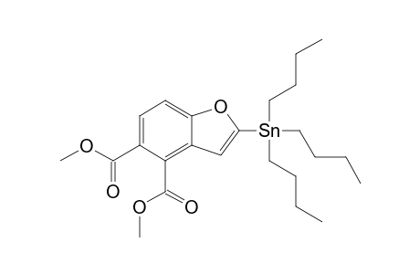 Dimethyl 2-tributylstannylbenzofuran-4,5-dicarboxylate