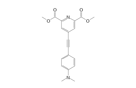 Dimethyl 4-[4'-(dimethylamino)phenylethynyl]pyridine-2,6-dicarboxylate