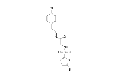 2-{[(5-bromo-2-thienyl)sulfonyl]amino}-N-[2-(4-chlorophenyl)ethyl]acetamide