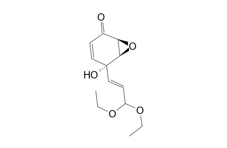 (1S,5R,6R)-5-((E)-3,3-Diethoxy-propenyl)-5-hydroxy-7-oxa-bicyclo[4.1.0]hept-3-en-2-one