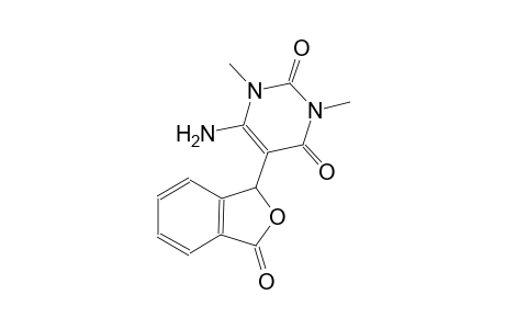 6-amino-1,3-dimethyl-5-(3-oxo-1,3-dihydro-2-benzofuran-1-yl)-2,4(1H,3H)-pyrimidinedione