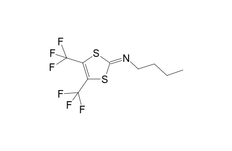 2-butylimino-4,5-bis(trifluoromethyl)-1,3-dithiacyclopent-4-ene