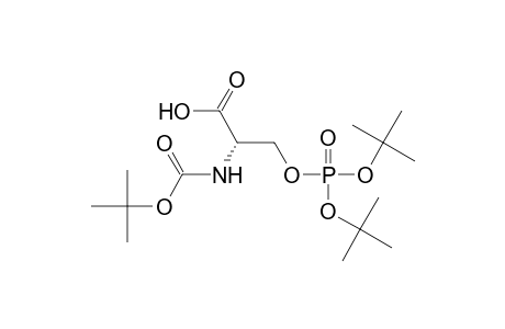 N.alpha.-(tert-butyloxycarbonyl)-O-(di-tert-butylphosphoro)-L-serine