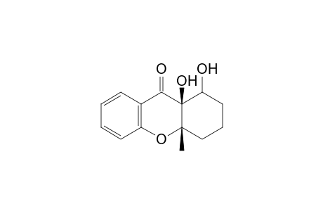 4a,9a-cis-1,9a-Dihydroxy-4a-methyl-1,2,3,4,4a,9a-hexahydroxanthene-9-one