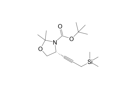 (4R)-2,2-Dimethyl-4-(3-trimethylsilylprop-1-ynyl)oxazolidine-3-carboxylic acid tert-butyl ester