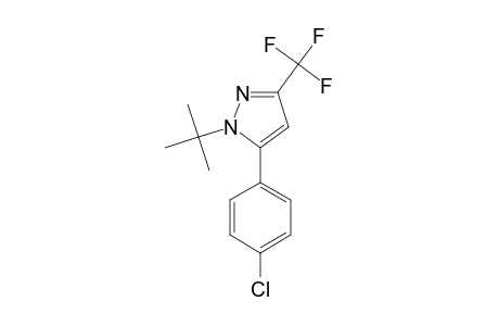 5-(4-CHLOROPHENYL)-1-(1,1-DIMETHYLETHYL)-3-TRIFLUOROMETHYL-1H-PYRAZOLE