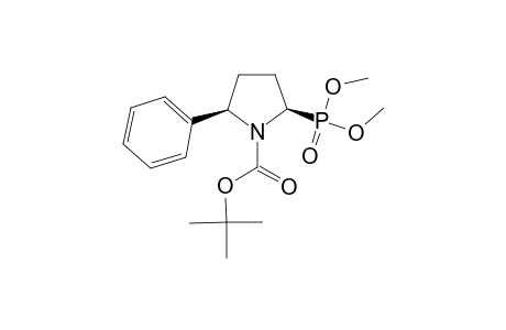 DIMETHYL-(2R,5R)-(-)-N-(TERT.-BUTOXYCARBONYL)-5-PHENYLPYRROLIDINE-2-PHOSPHONATE