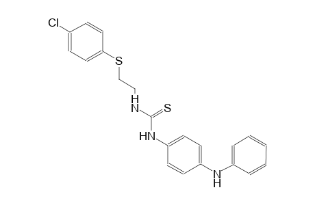 N-(4-anilinophenyl)-N'-{2-[(4-chlorophenyl)sulfanyl]ethyl}thiourea