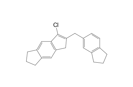 s-Indacene, 1-chloro-2-[(2,3-dihydro-1H-inden-5-yl)methyl]-3,5,6,7-tetrahydro-