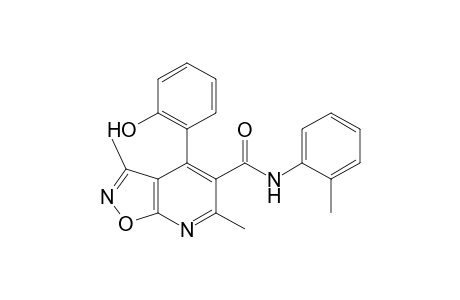 4-(2-Hydroxyphenyl)-3,6-dimethyl-N-(o-tolyl)isoxazolo[5,4-b]pyridine-5-carboxamide