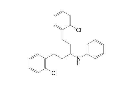 N-(1,5-Bis(2-chlorophenyl)pentan-3-yl)aniline