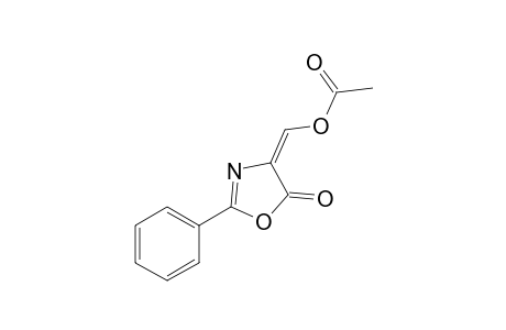 4-O-Acetylmethylene-2-phenyl-2-oxazolin-5-one