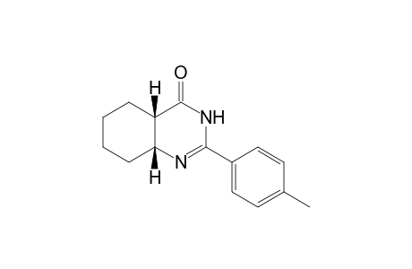 cis-(4aS,8aR)-2-(p-tolyl)-4a,5,6,7,8,8a-hexahydro-3H-quinazolin-4-one