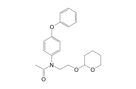 N-(4-phenoxyphenyl)-N-(2-tetrahydropyran-2-yloxyethyl)acetamide