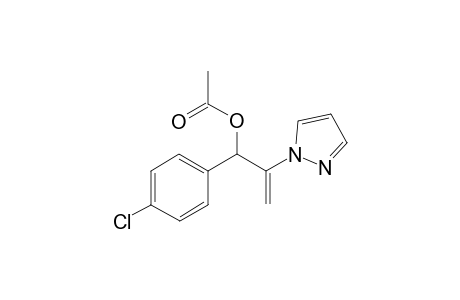 1-(4-Chlorophenyl)-2-(1H-pyrazol-1-yl)allyl acetate