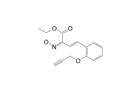 ETHYL-(E)-2-(HYDROXYIMINO)-4-[2-(2'-PROPYNYLOXY)-PHENYL]-3-BUTENOATE