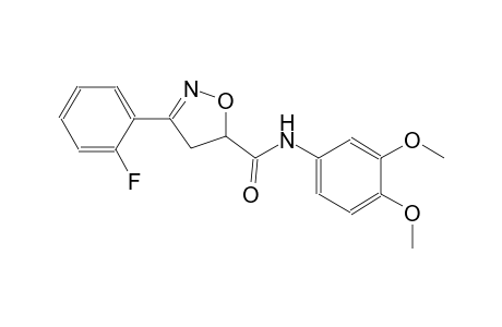 5-isoxazolecarboxamide, N-(3,4-dimethoxyphenyl)-3-(2-fluorophenyl)-4,5-dihydro-