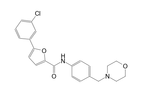 5-(3-chlorophenyl)-N-[4-(4-morpholinylmethyl)phenyl]-2-furamide