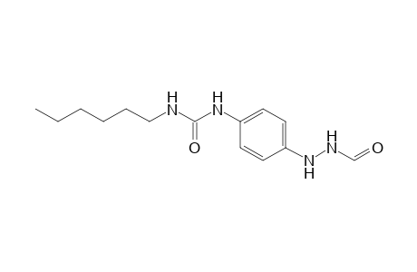 Urea, N-[4-(2-formylhydrazinyl)phenyl]-N'-hexyl-
