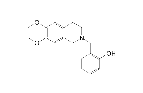 2-[(6,7-Dimethoxy-3,4-dihydroisoquinolin-2(1H)-yl)methyl]phenol