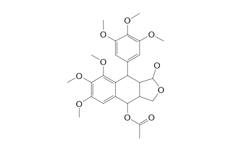 AGLACIN_I;9'-HYDROXY-3,3'4,4',5,5'-HEXAMETHOXY-7-ACETOXY-9,9'-EPOXY-2,7'-CYClOLIGNAN