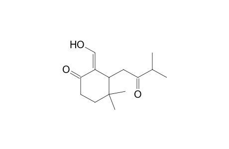 4,4-Dimethyl-2-(hydroxymethylene)-3-(3-methyl-2-oxo-butyl)cyclohexanone