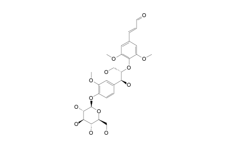 ARMAOSIDE;ERYTHRO-1-(4-O-BETA-D-GLUCOPYRANOSYL-3-METHOXYPHENYL)-2-[2,6-DEMETHOXYL-4-[(E)-FORMYLVINYL]-PHENOXYL]-PROPANE-1,3-DIOL