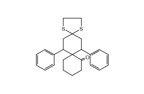7,14-DIPHENYL-1,4-DITHIADISPIRO[4.2.5.2]PENTADECAN-9-ONE