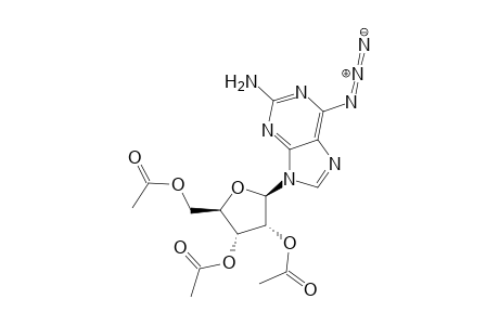[(2R,3R,4R,5R)-3,4-diacetoxy-5-(2-amino-6-azido-purin-9-yl)tetrahydrofuran-2-yl]methyl acetate