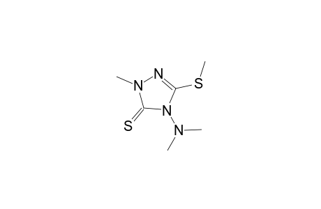 .delta.2-1,2,4-Triazoline-5-thione, 4-(dimethylamino)-1-methyl-3-(methylthio)-