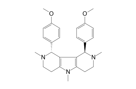 4,5-bis-(4-methoxy-phenyl)-3,6,9-trimethyl-2,3,4,5,6,7,8,9-octahydro-1H-3,6,9-triaza-fluorene