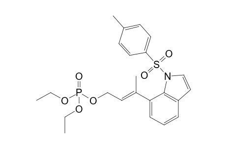 Diethyl {3-[N-(p-Tolylsulfonyl)indol-7'-yl]-but-2-en-1-yl}-Phosphate