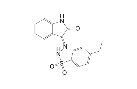 benzenesulfonic acid, 4-ethyl-, 2-[(3E)-1,2-dihydro-2-oxo-3H-indol-3-ylidene]hydrazide