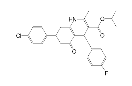 3-quinolinecarboxylic acid, 7-(4-chlorophenyl)-4-(4-fluorophenyl)-1,4,5,6,7,8-hexahydro-2-methyl-5-oxo-, 1-methylethyl ester