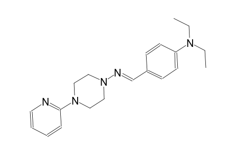 1-piperazinamine, N-[(E)-[4-(diethylamino)phenyl]methylidene]-4-(2-pyridinyl)-