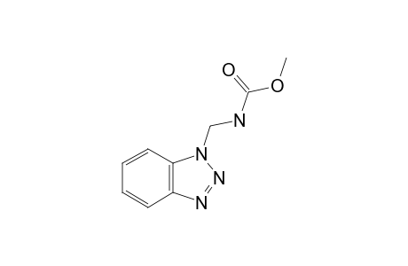 N-(benzotriazol-1-ylmethyl)carbamic acid methyl ester