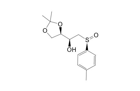 S(R)-1-Deoxy-1-(p-tolylsulfinyl)-3,4-O-isopropylidene-D-erythritol