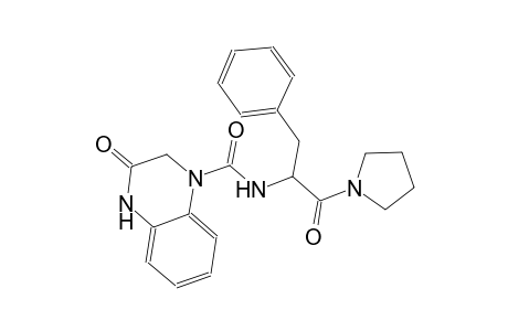 1(2H)-quinoxalinecarboxamide, 3,4-dihydro-3-oxo-N-[(1S)-2-oxo-1-(phenylmethyl)-2-(1-pyrrolidinyl)ethyl]-